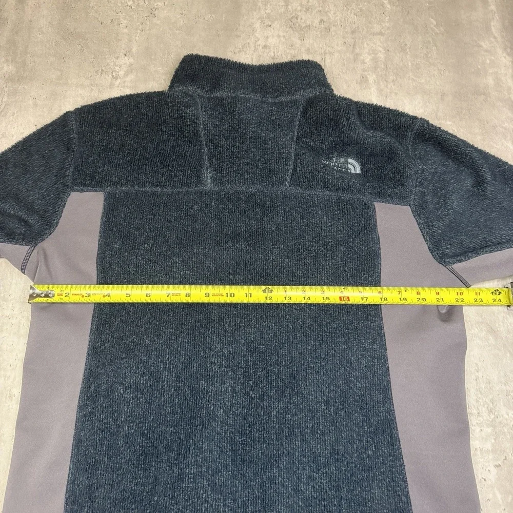 North Face Men's Grizzly Hybrid Full Zip Fleece Jacket Polartec Brown Large
